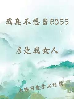 我真不想当BOSS