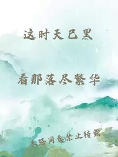 这时天已黑