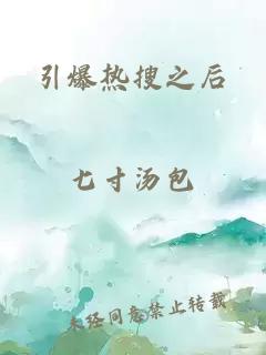 引爆热搜之后